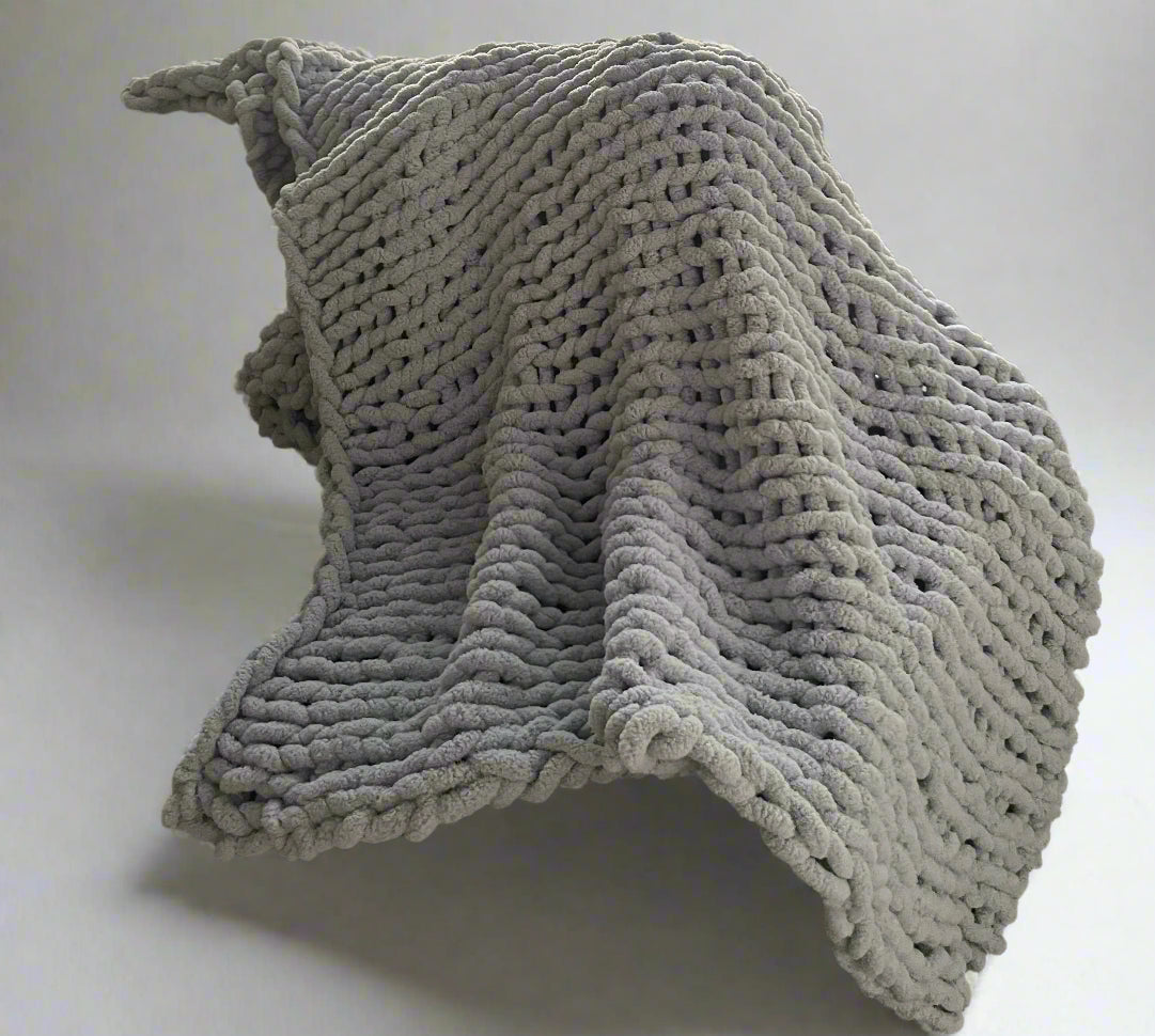 Hand-crocheted blanket