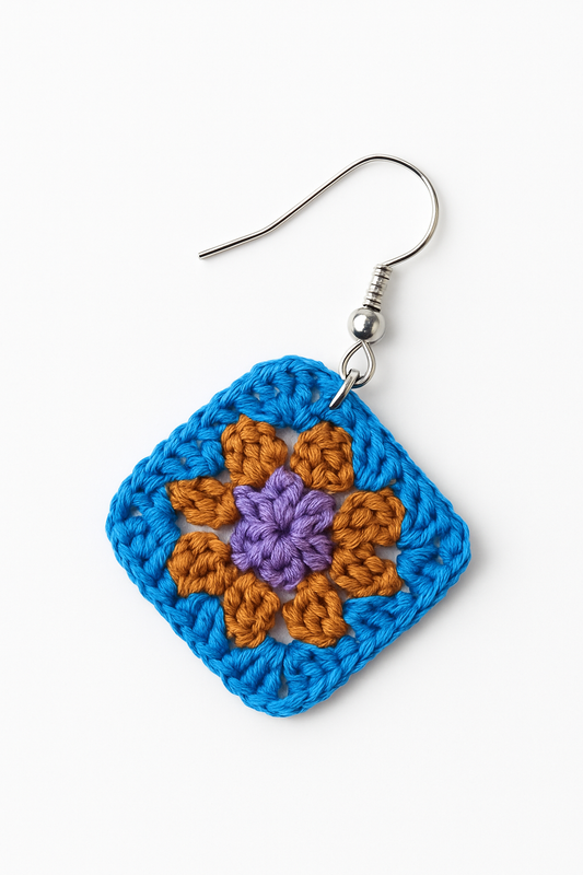 Granny Square Earrings